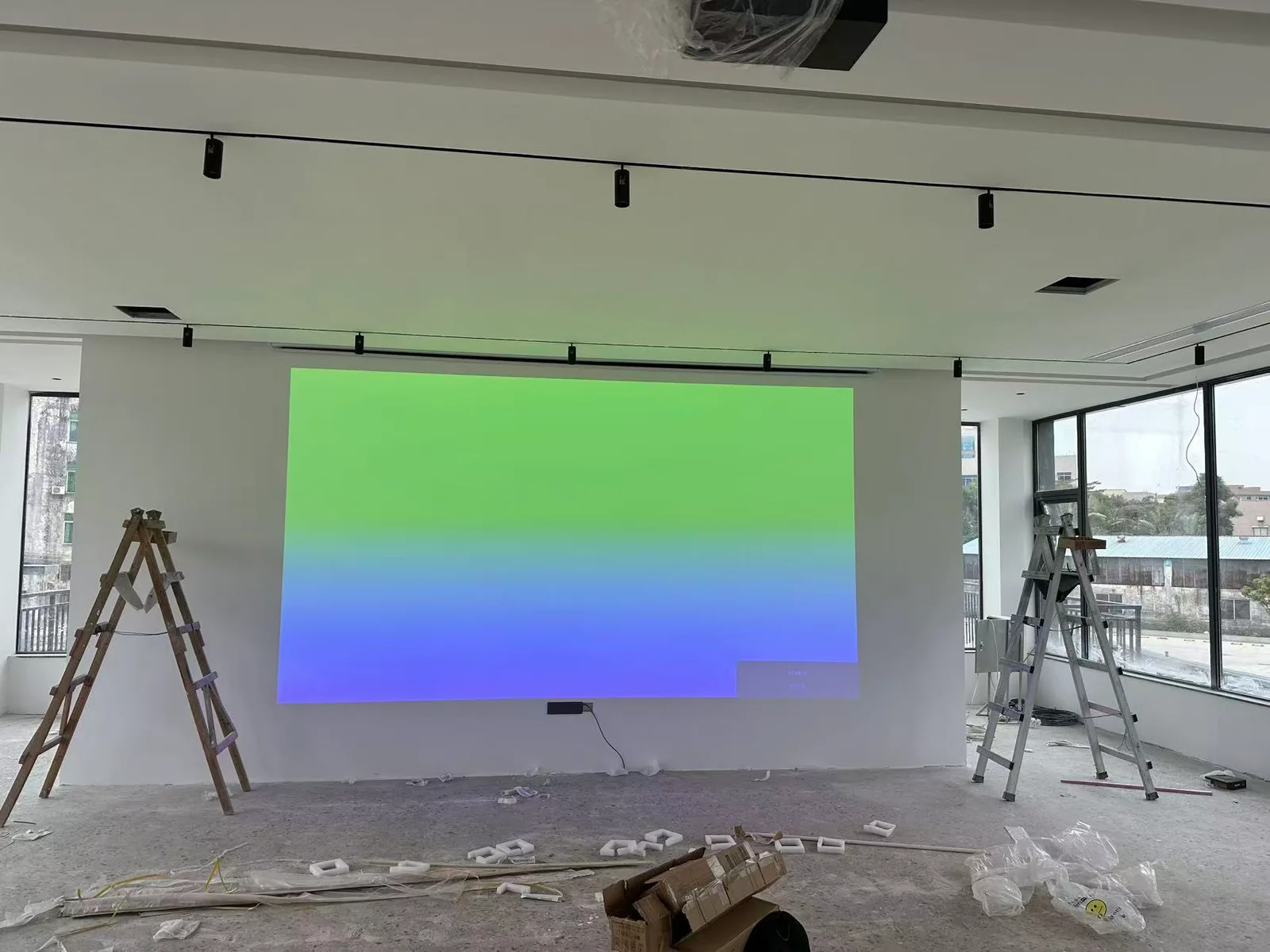 Daytime Indoor Projection Exhibition