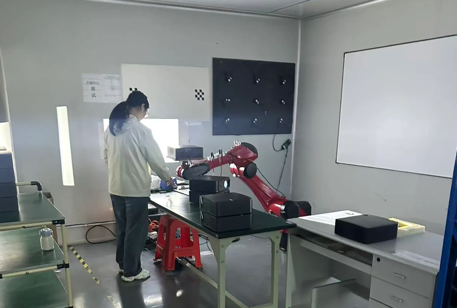 Projection calibration test