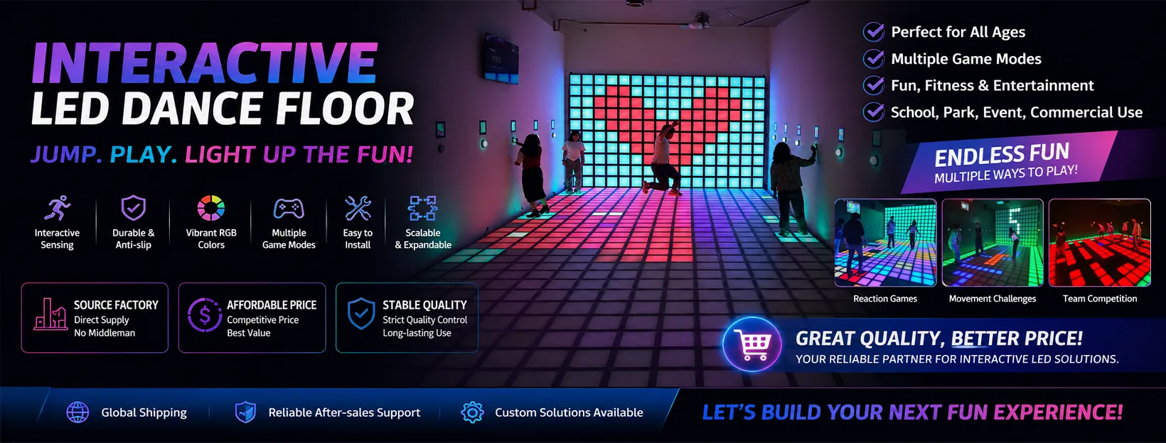 Interactive LED Dance Floor 2